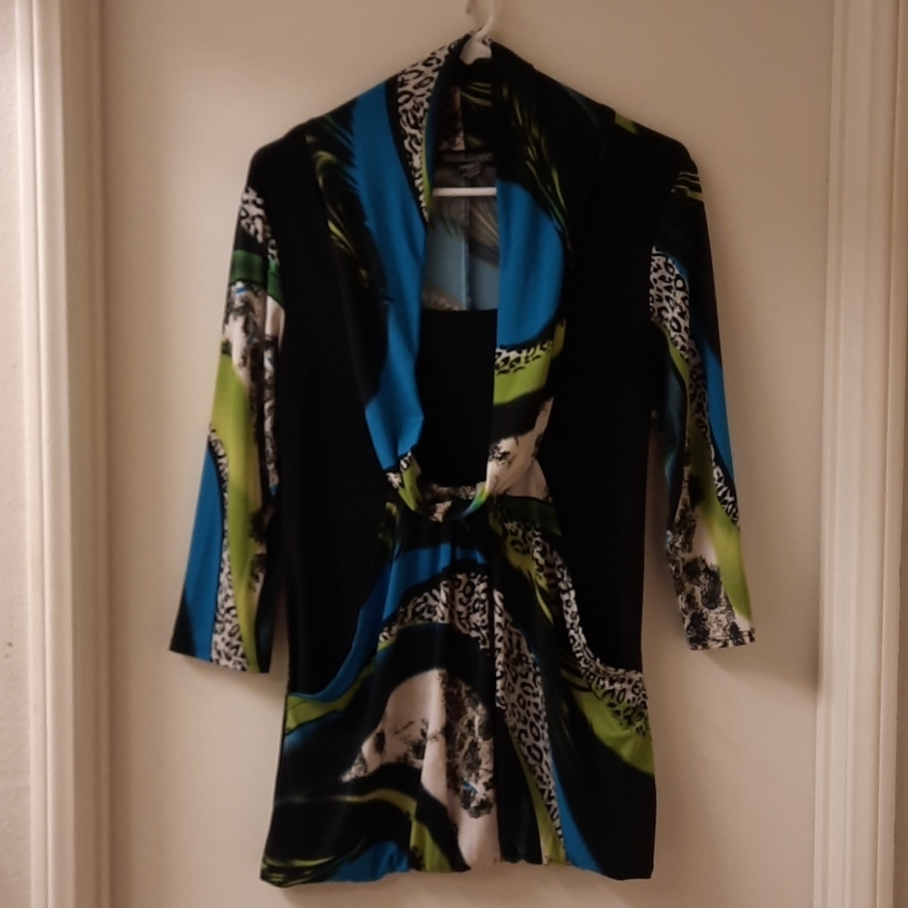 Vintage Frank Lyman Design Art to Wear Top